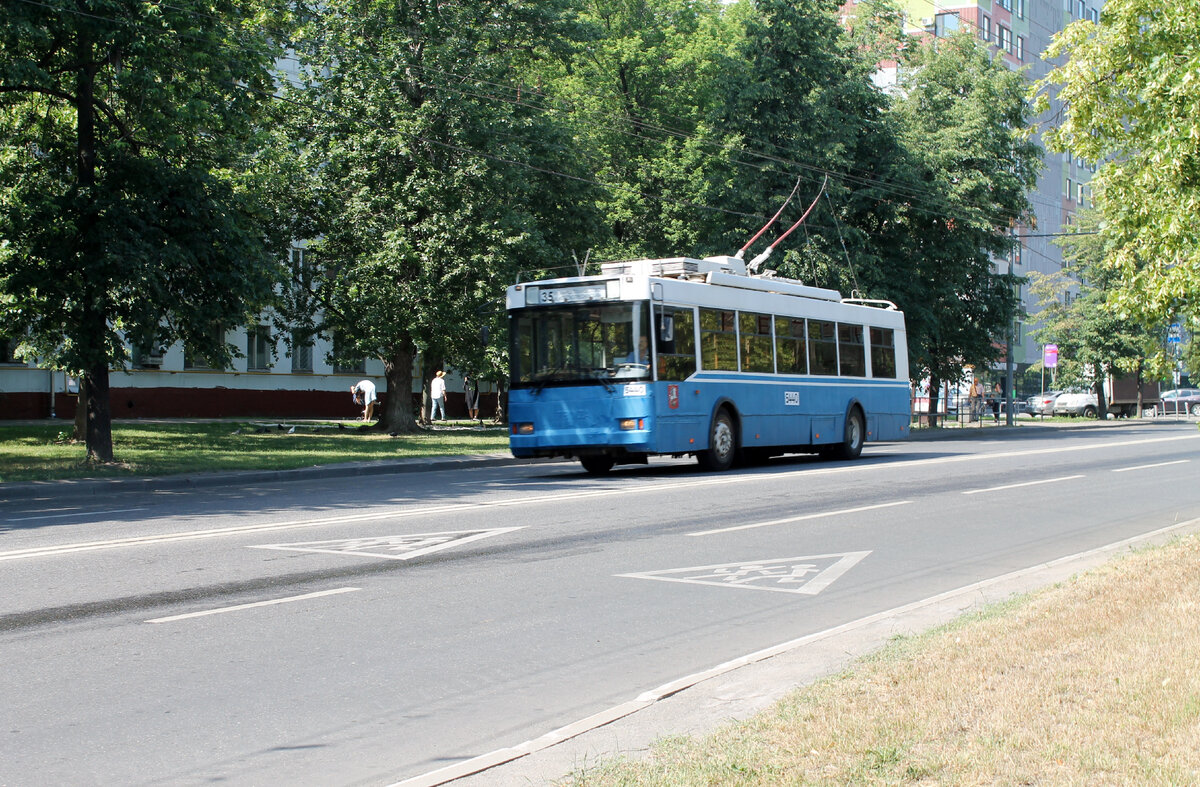 г. Москва, ул. Маршала Тухачевского, маршрут 35, троллейбус ТролЗа-5275.05 "Оптима"