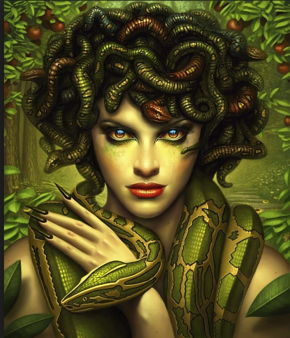 Медуза в искусстве от автора Sunrise. Фото с сайта Pinterest