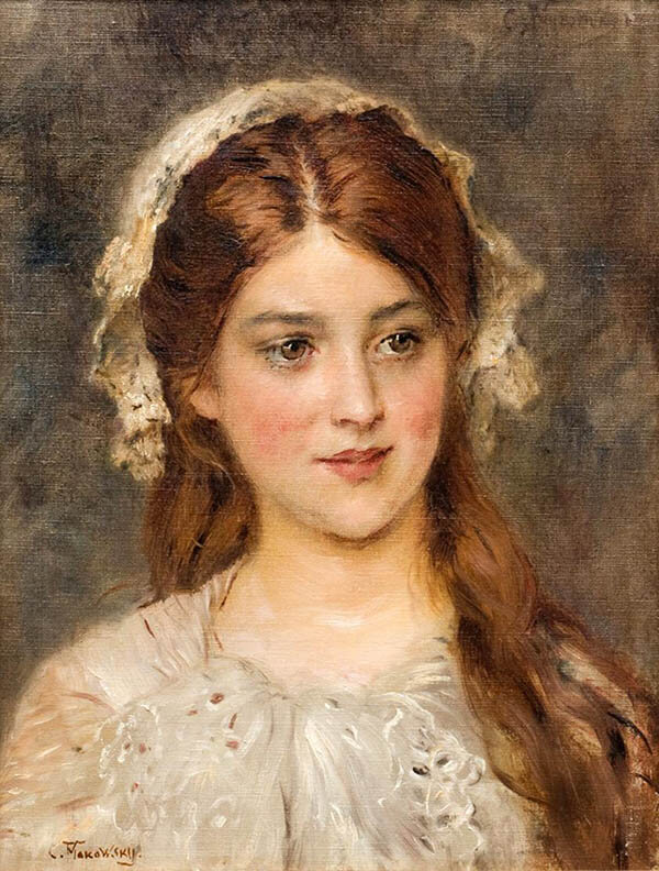 К.Е.Маковский "Портрет М.А.Бутиной", 1890е