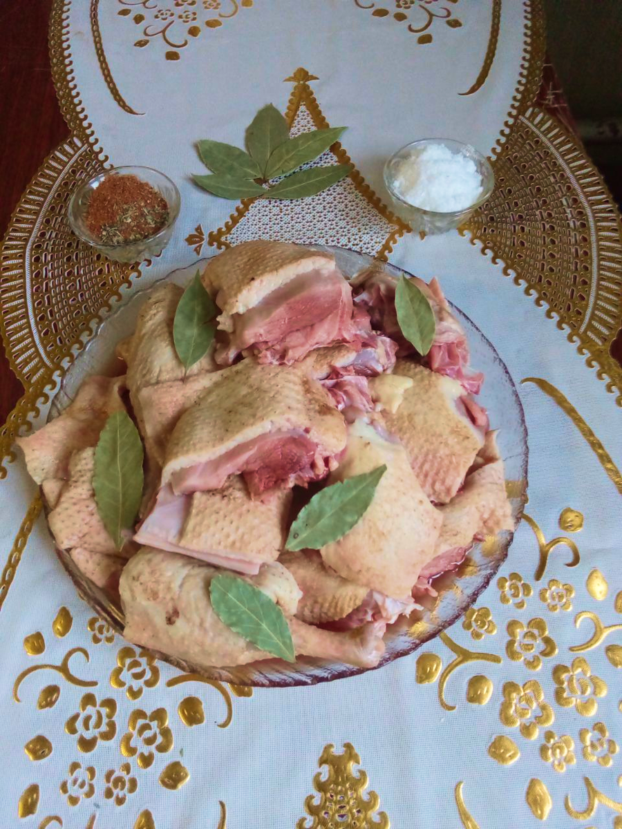 Порционные кусочки индоутки