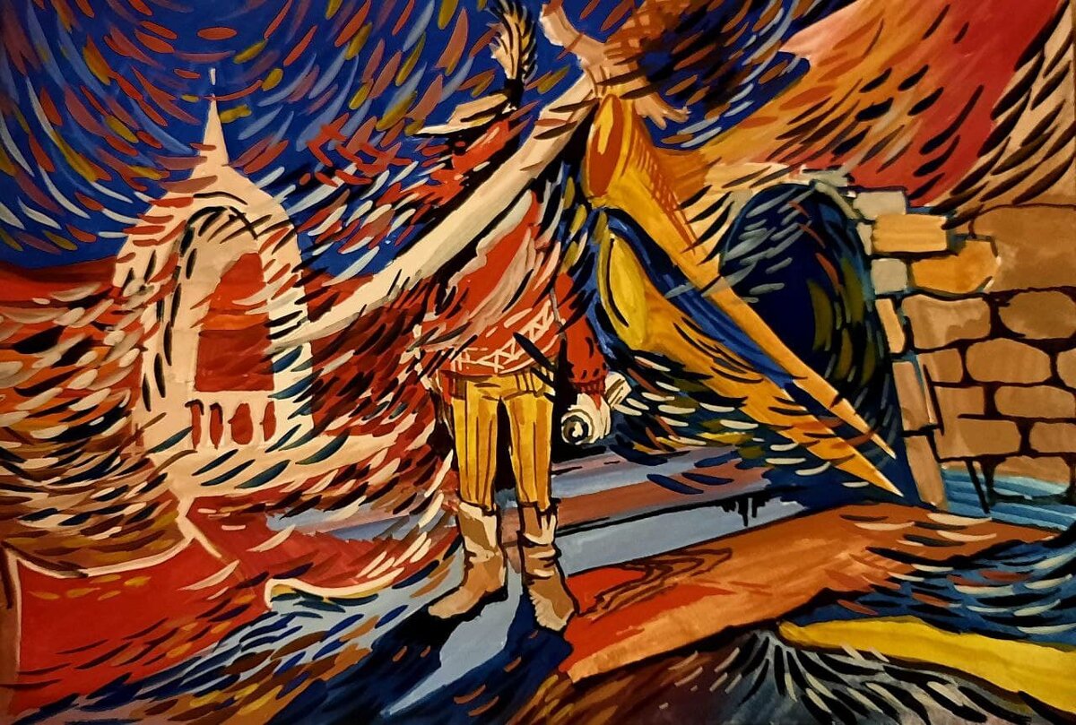 ©Литературный журнал ОЧЕВИДЕЦ / иллюстрация к рассказу / художник Анна Бохова.