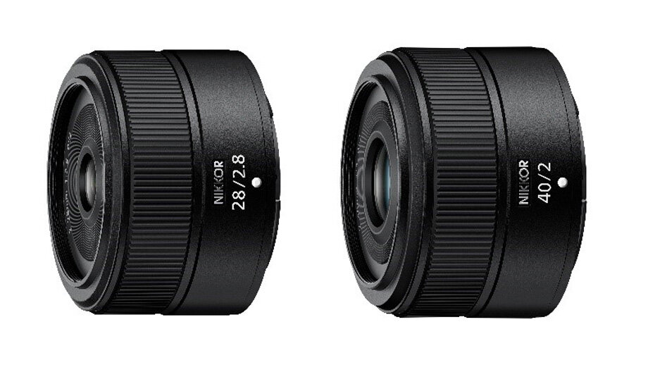 Полнокадровые объективы Nikkor Z 28mm F2.8 и Nikkor Z 40mm F2