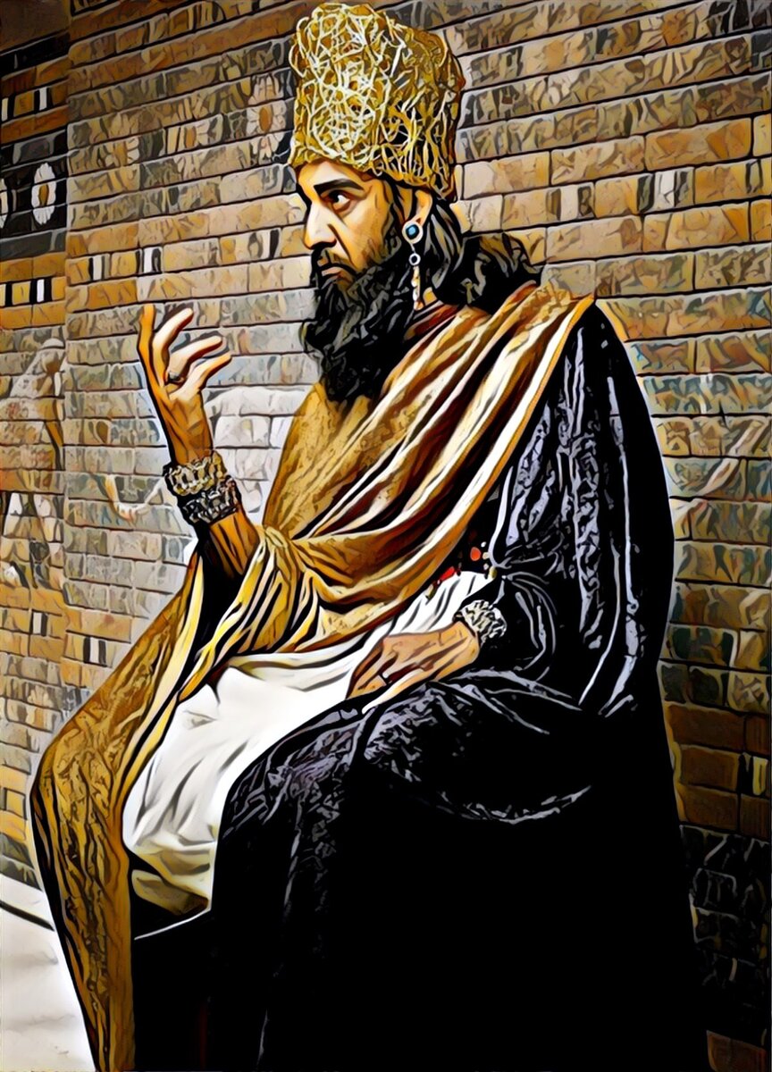 Дейок- мудрейший из мидян! Картина современного художника(из ОИ)