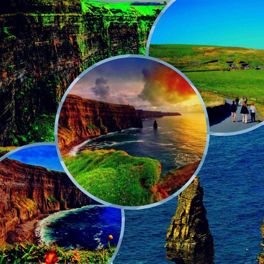 Ирландия. Легендарные утёсы Moher - неповторимая красота природы.