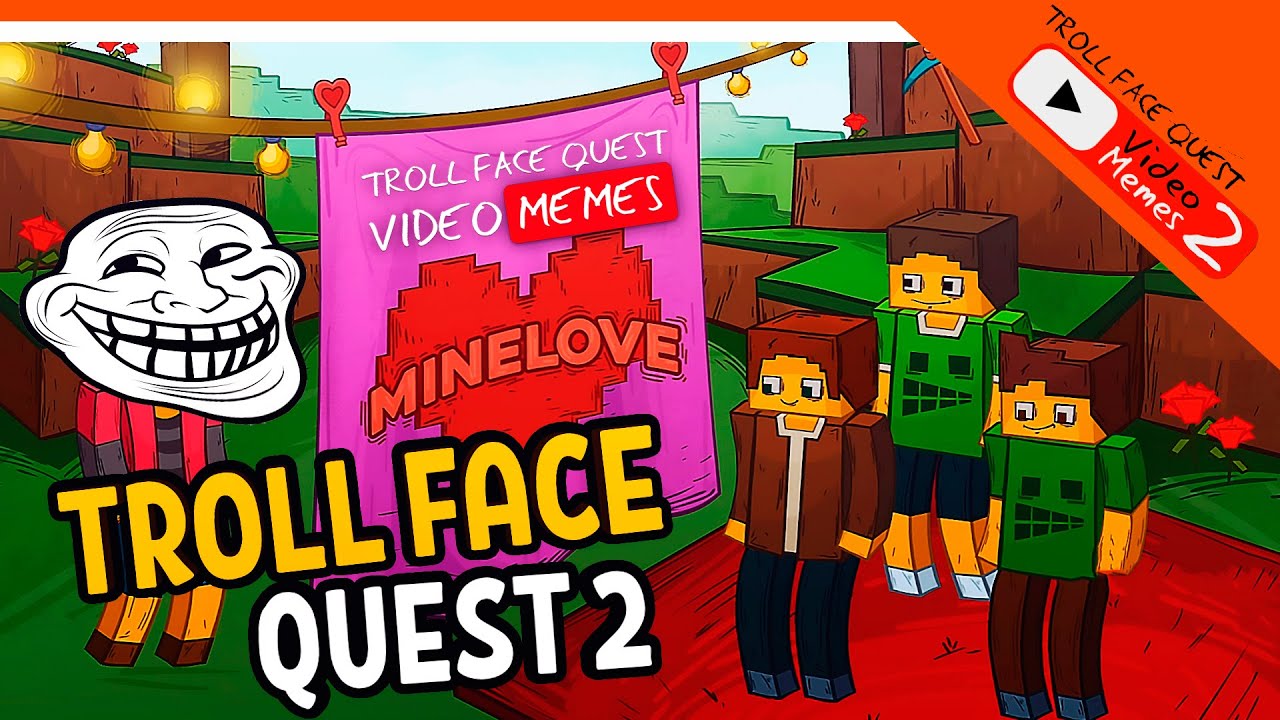 НОВЫЙ ТРОЛЛФЕЙС МАЙНКРАФТ? 🤣 Trollface Quest Video Memes 2 Прохождение на  русском