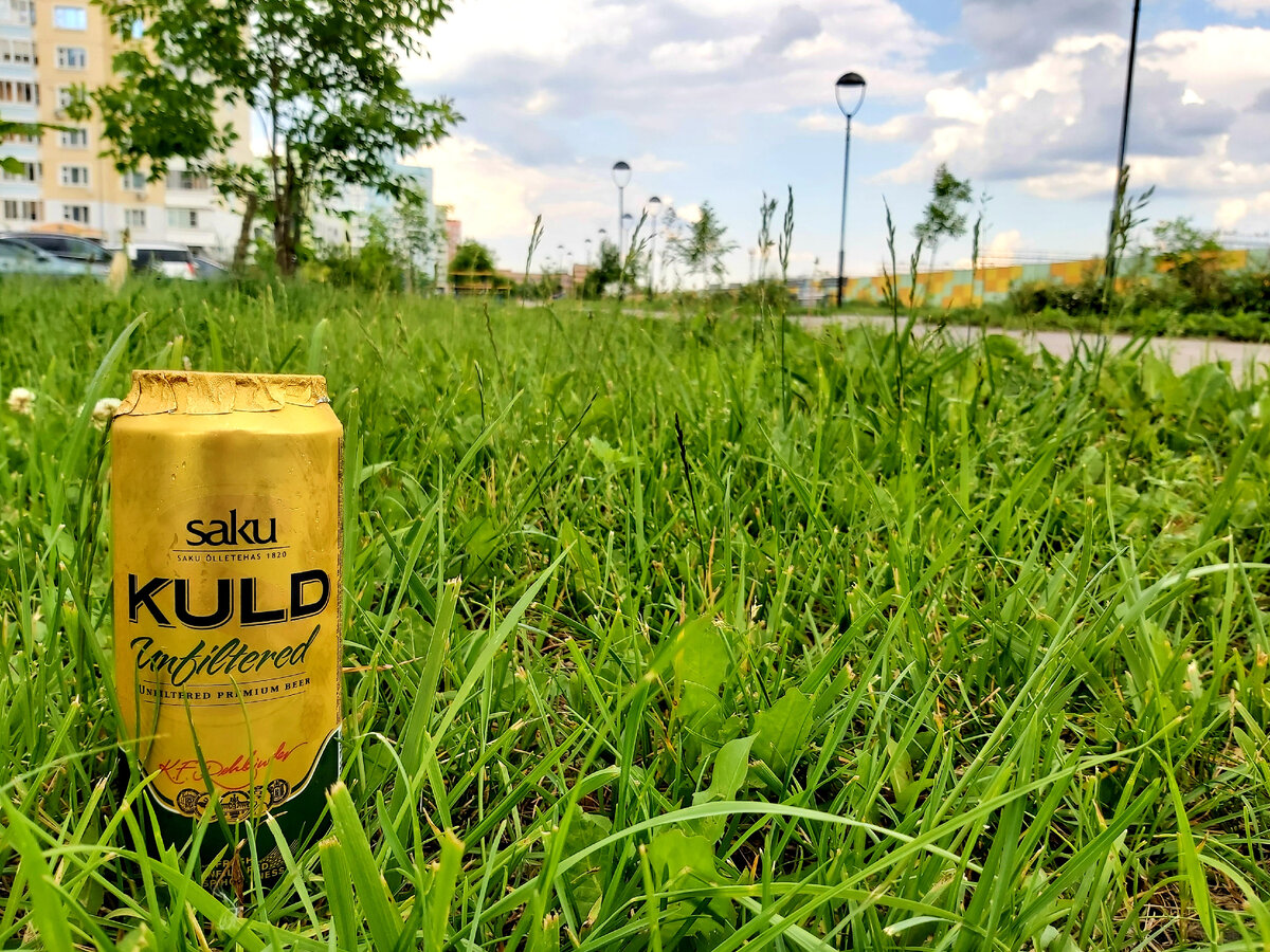 Saku Unfiltered Premium Beer, фото автора