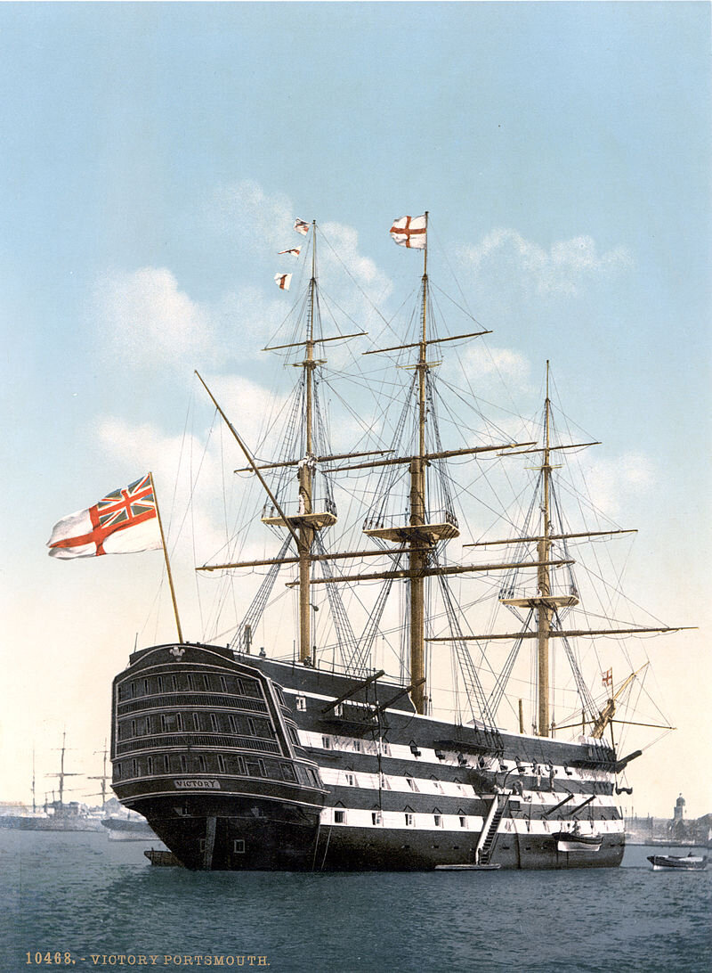 HMS Victory в расцвете сил 