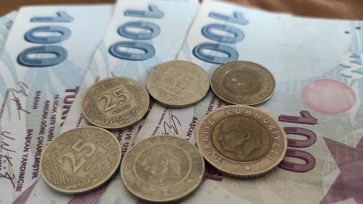 Турецкие лиры и куруши. Фото: Кирилл Полиенко/Polienko: путешествуем вдвоём