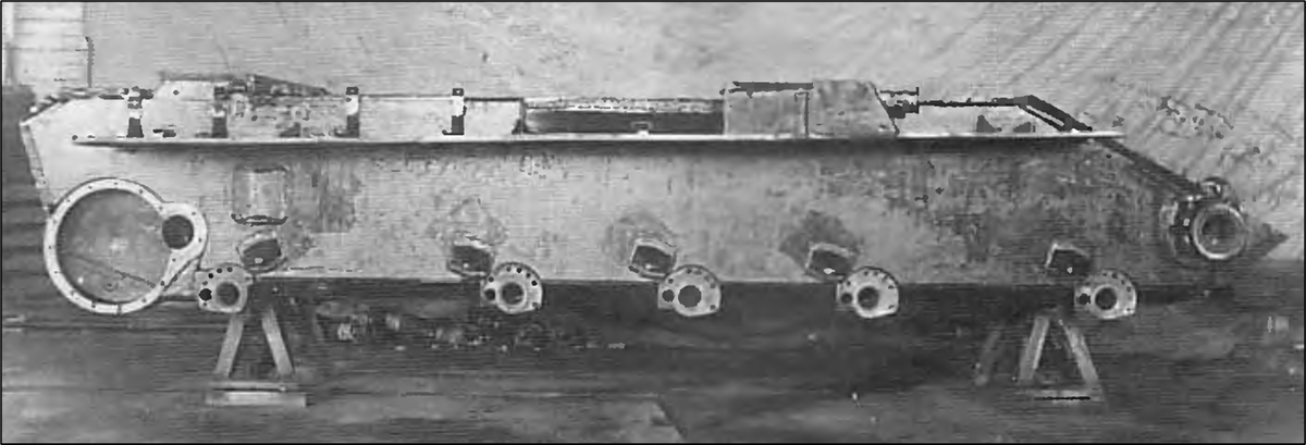 Корпус танка Т-54 на сборке. Павлов И., Павлов М. Средний танк Т-54… ТиВ. 2008. № 10. С.6. 