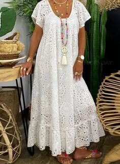 Как связать это шитое платье