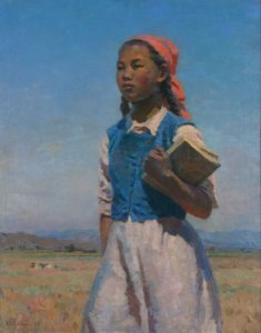 С. Чуйков. Дочь Советской Киргизии. 1948. ГТГ