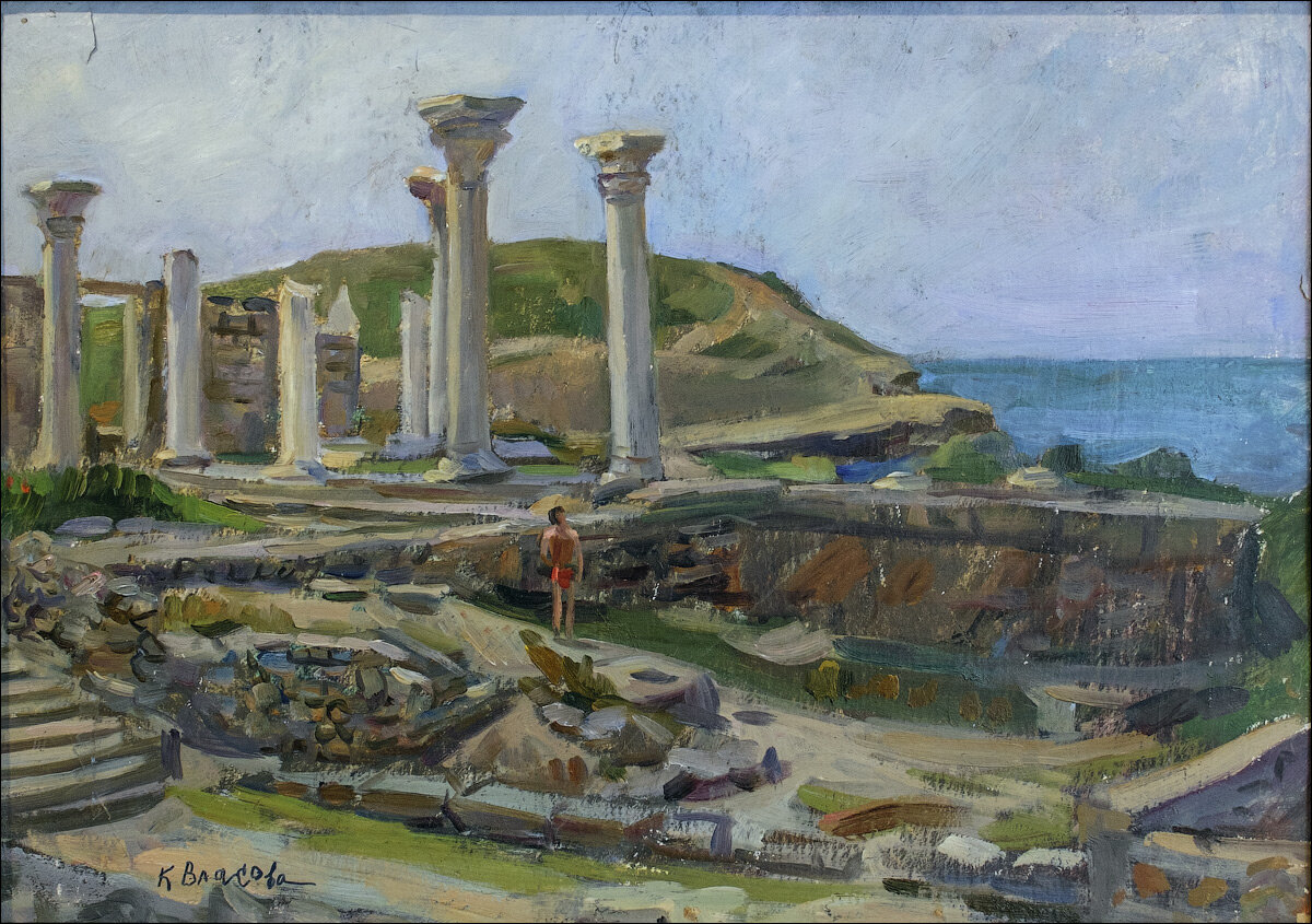 Власова К.Ф. Крым, 1965