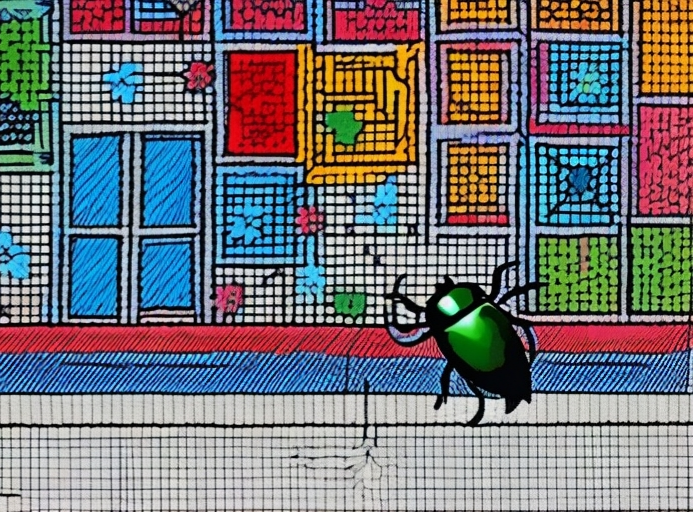 Жук в музее