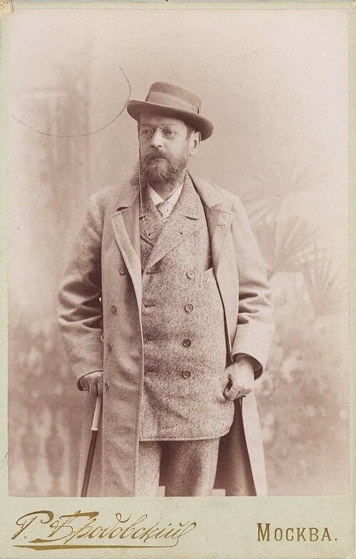 Полунин Я.А. Бродовский Р.Ф., фотограф. Россия. 1894-1895 гг. Картон, альбуминовый отпечаток.