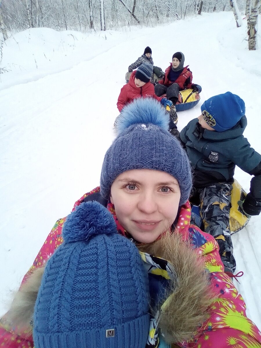 я с малышом на буране