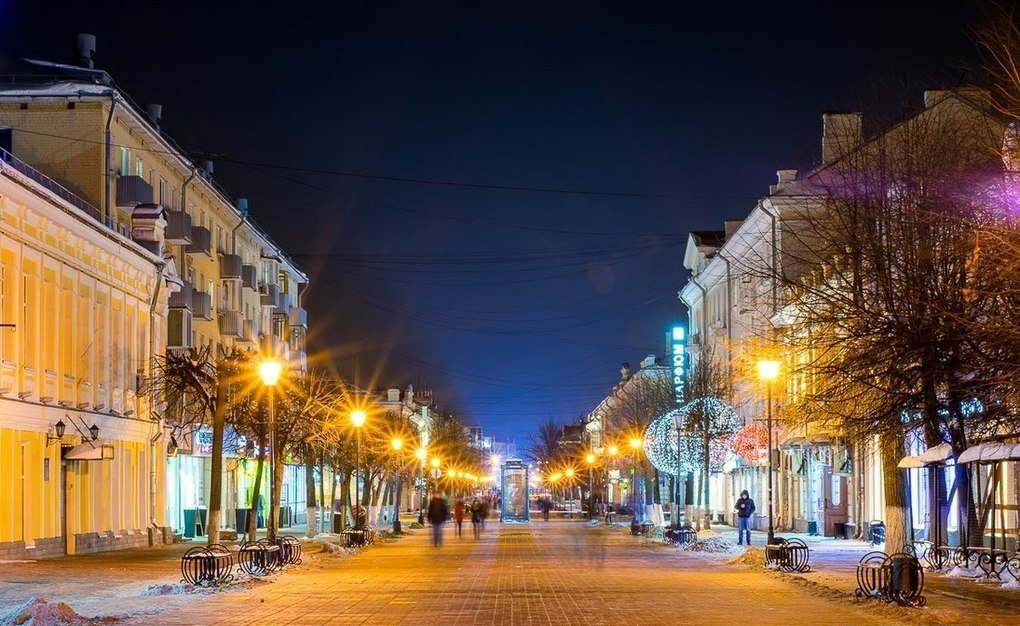 Трехсвятская улица в твери фото