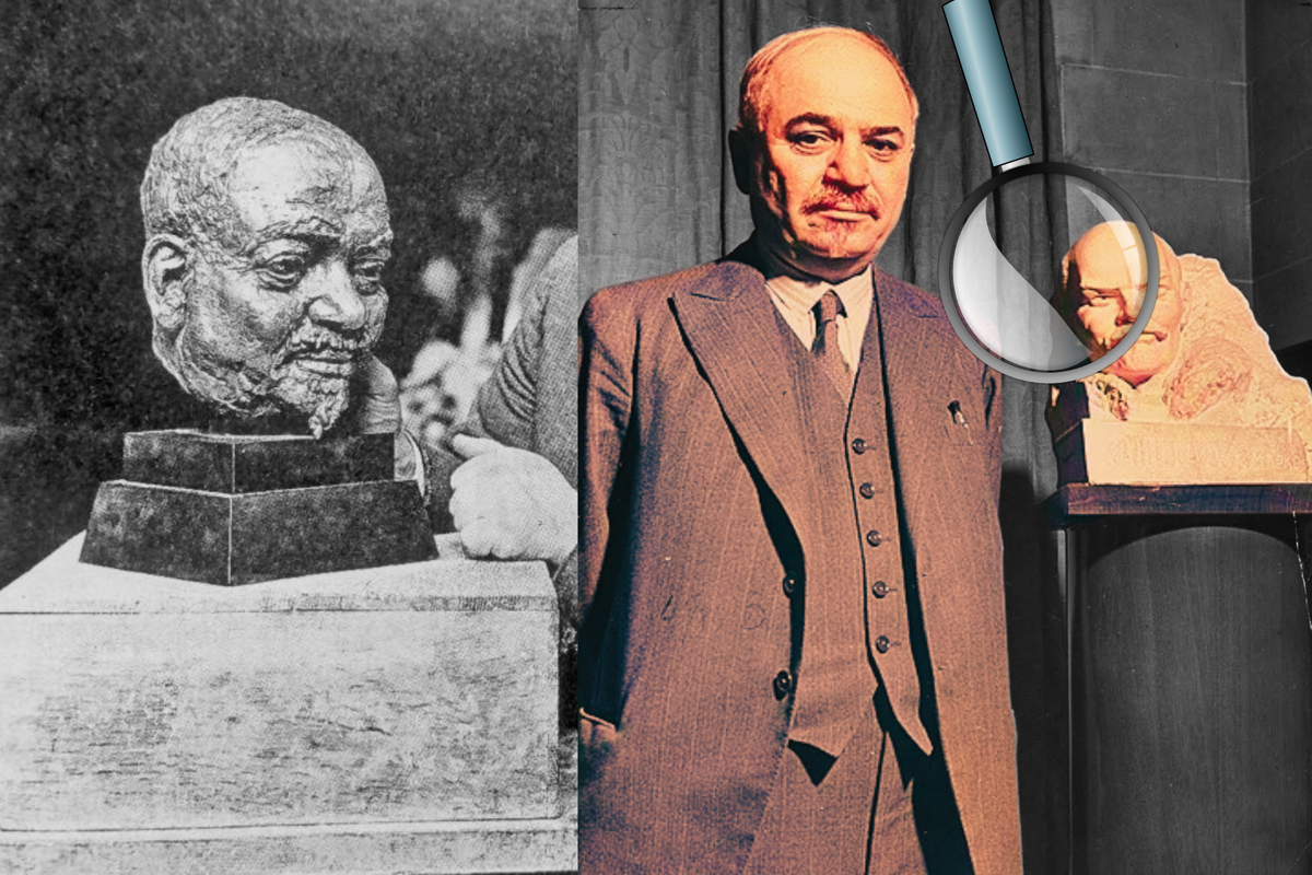 За скульптуру советского посла в Великобритании на аукционе заплатили £2,900. Источник: Google Arts and Culture В этом январе произошло два не особо примечательных, но связанных между собой события.