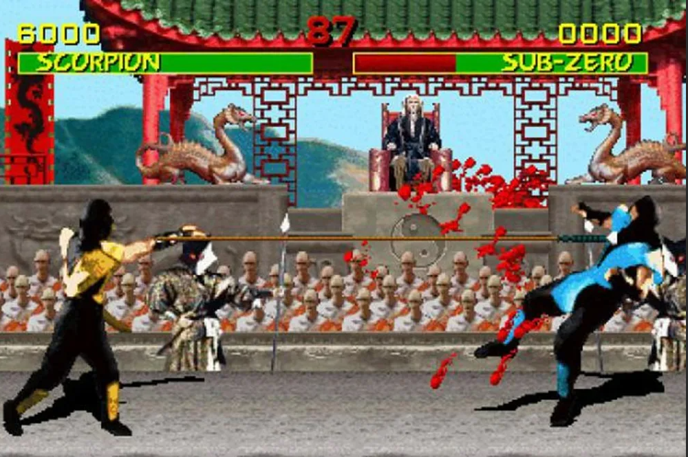 Игра на приставке мортал комбат. Mortal Kombat (игра, 1992). Мортал комбат 1992. Mortal Kombat 1 1992. Мортал комбат игра 1992.