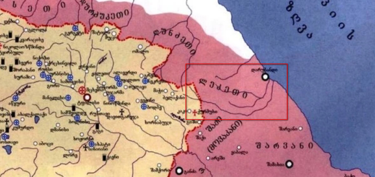 Карта времен георгия блистательного