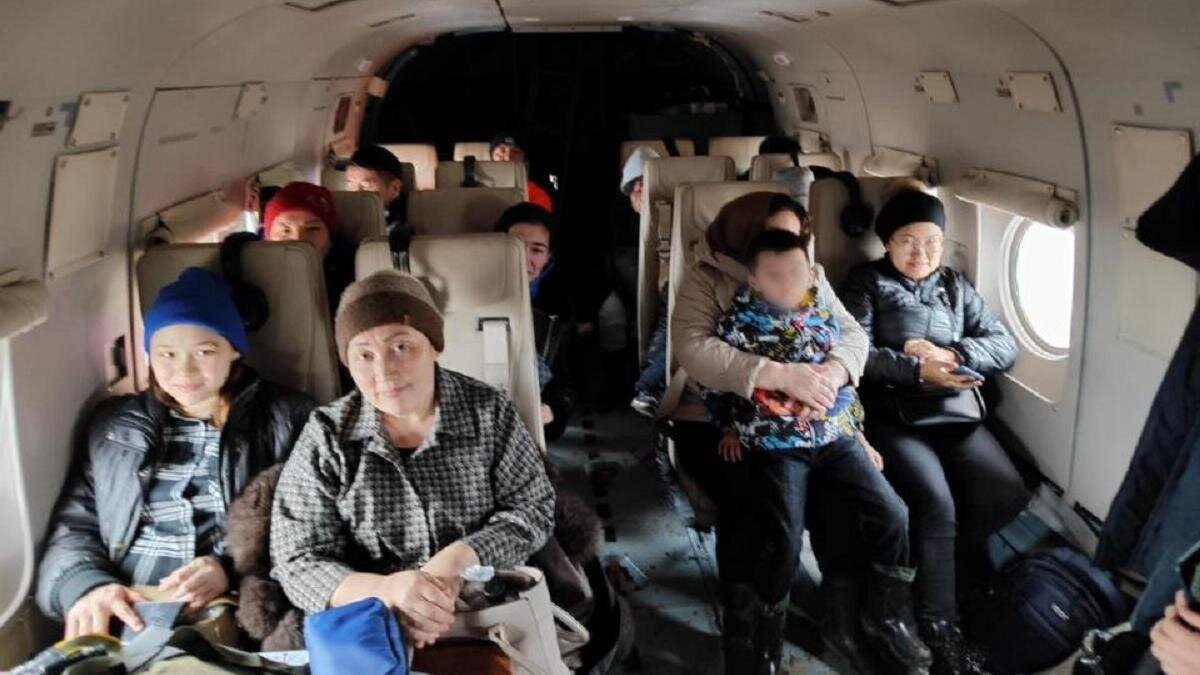    Эвакуированные жители ЗКО:МЧС РК