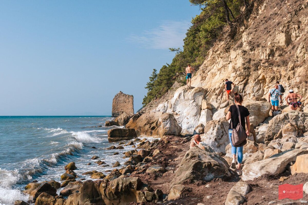 Скала Парус черное море Геленджик