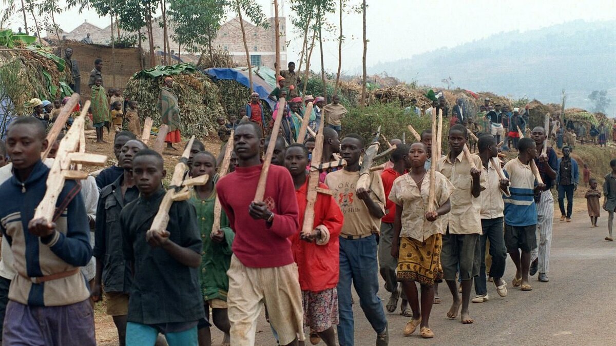 Конфликт в Руанде Хуту и Тутси.
