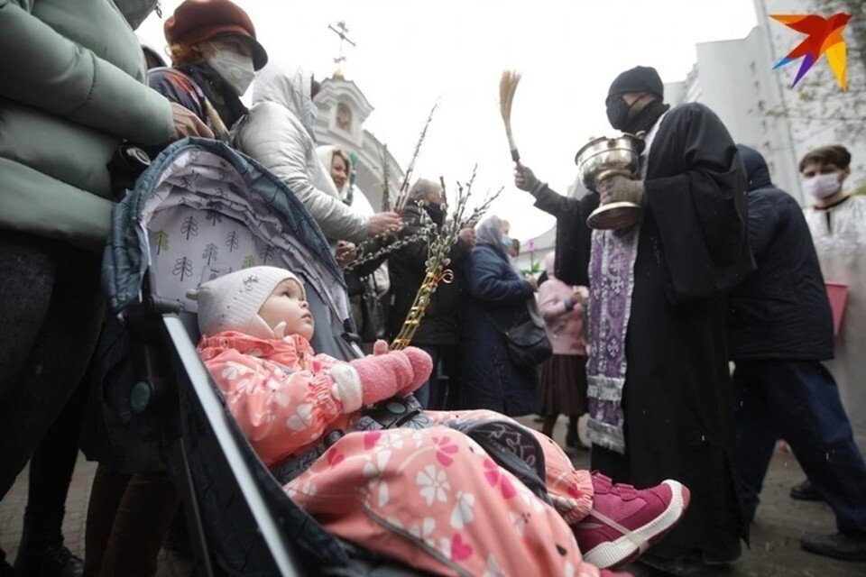     В Беларуси православные отмечают Вербное воскресенье 9 апреля. Павел МАРТИНЧИК