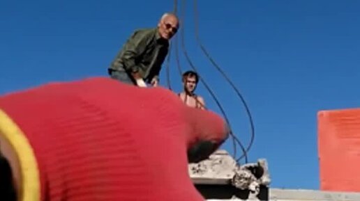 Газоблок34 - строим своими руками | За пару часов #укрыли #плитами # ...