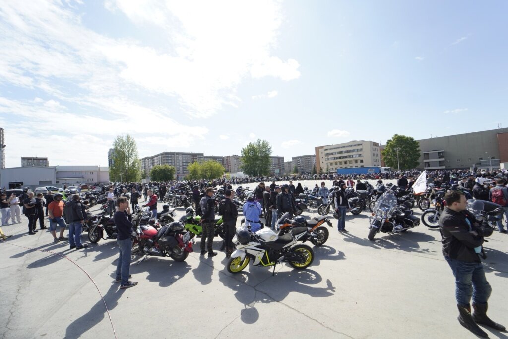  Фото: Мария Бакланова. В заезде участвовали байкеры из других регионов страны и Белоруссии