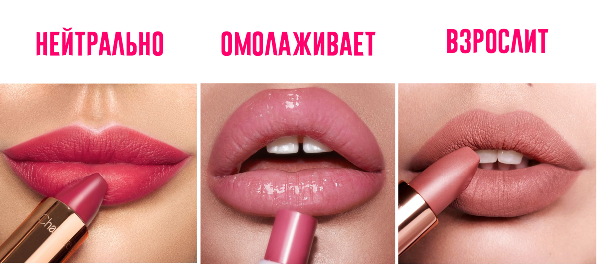 Фотографии из ассортимента помад Charlotte Tilbury Beauty 