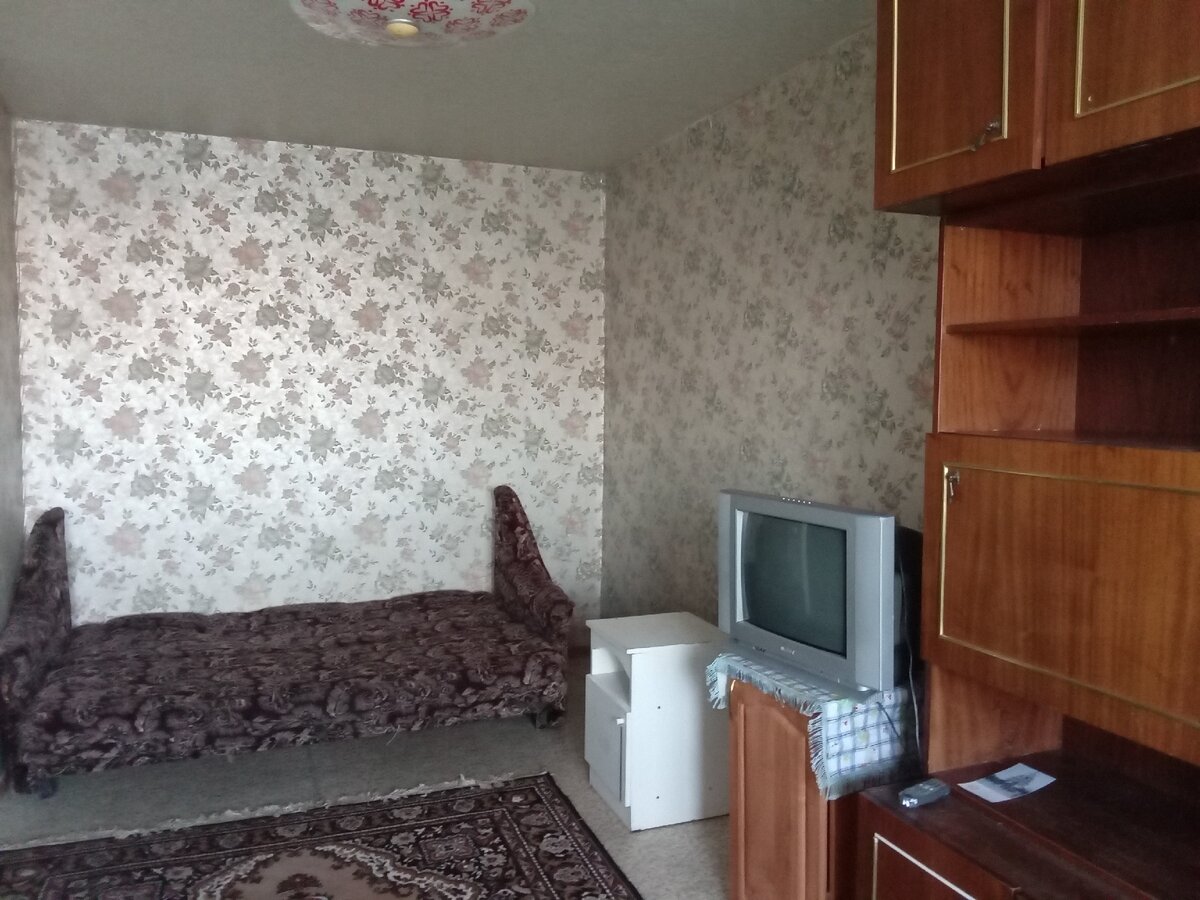 Сняла квартиру со всей необходимой мебелью: диван, телевизор, холодильник, стиральная машинка