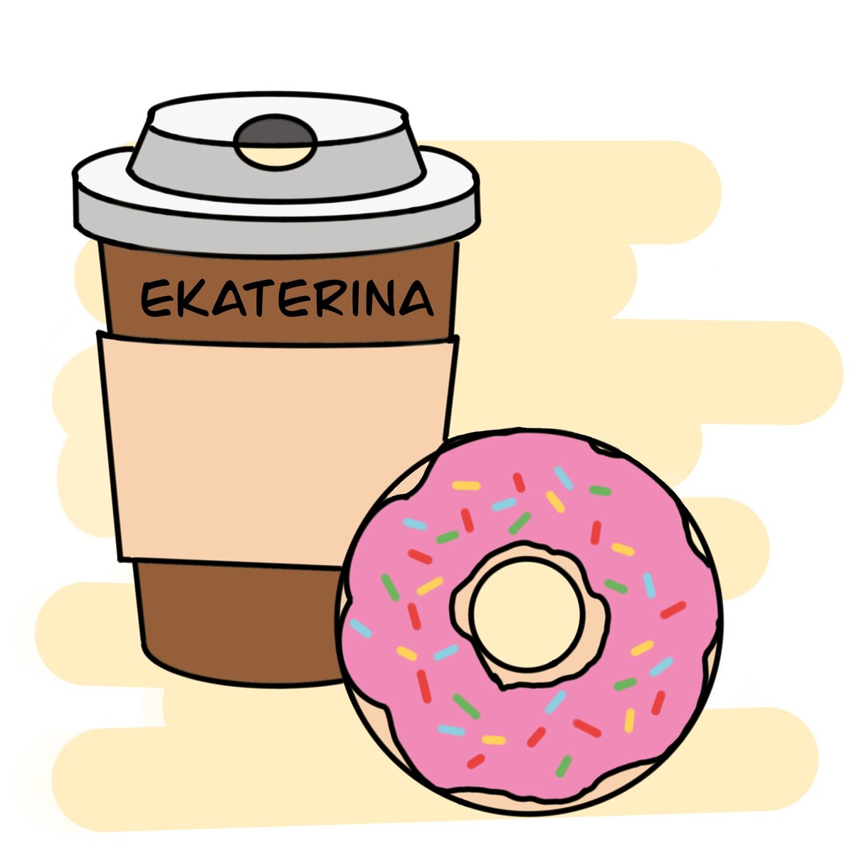Это я вдохновился кафе Starbucks после прочтения книги про это кафе 