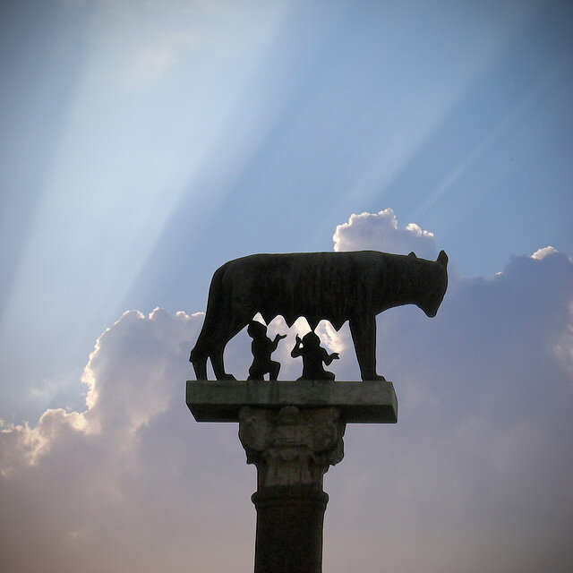 Капитолийская волчица. Фото из интернета.