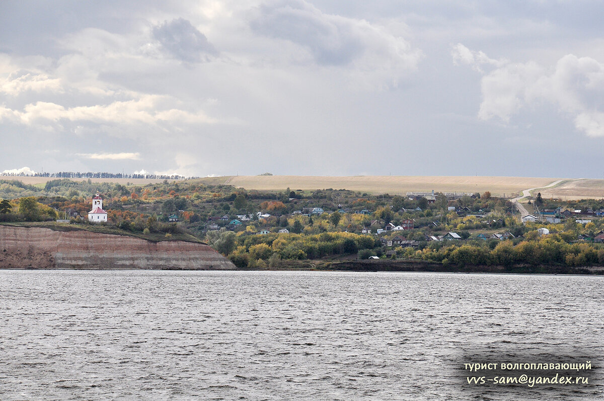 Панорама деревни Буртасы. Фото 17.09.2019.