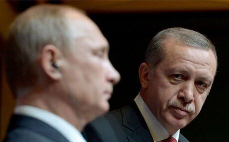 Президенты России и Турции: Владимир ПУТИН и Реджеп Тайип ЭРДОГАН