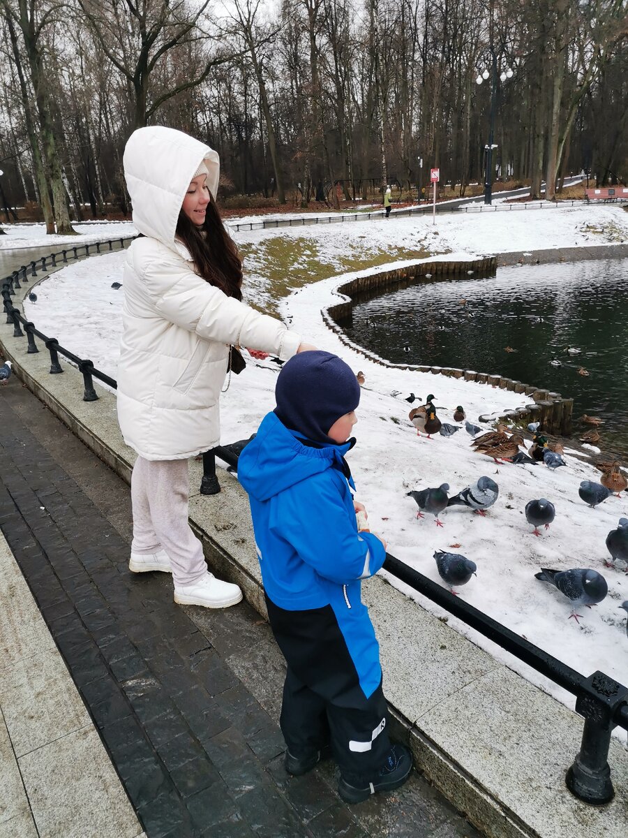 Мы на пруду в Останкинском районе 
