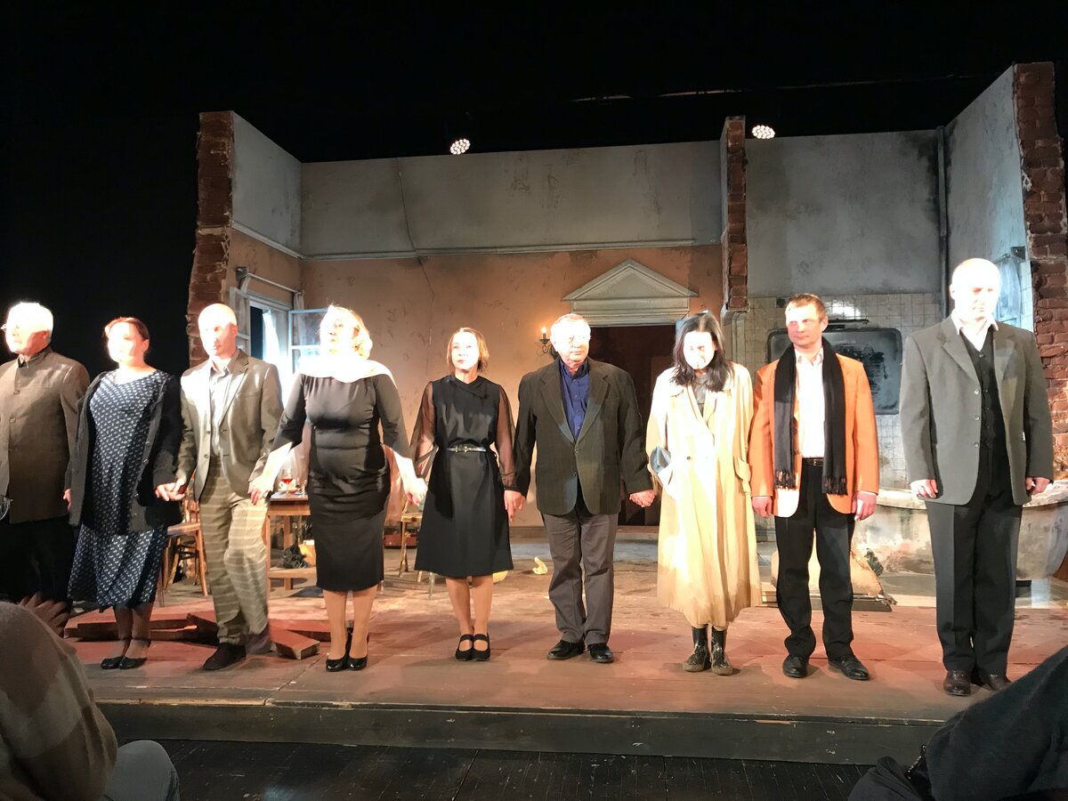 Финал спектакля "Чайка"