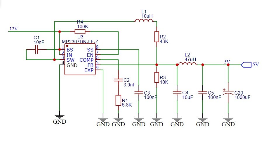 Схема источника 5В для питания схемы