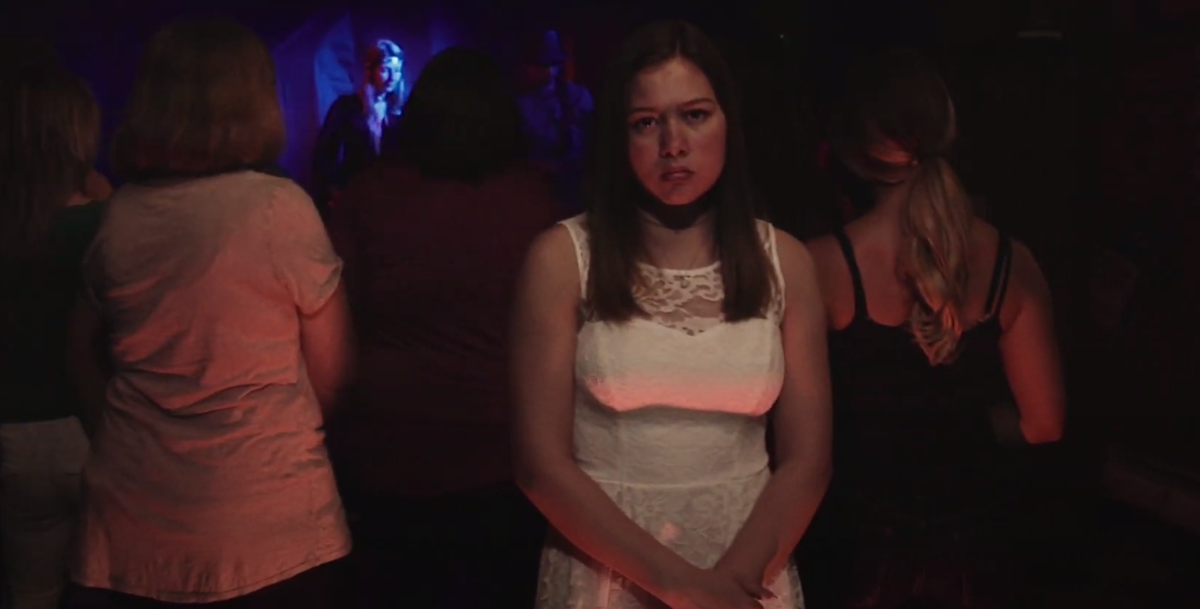 Лицо зрителя на протяжении всего фильма.