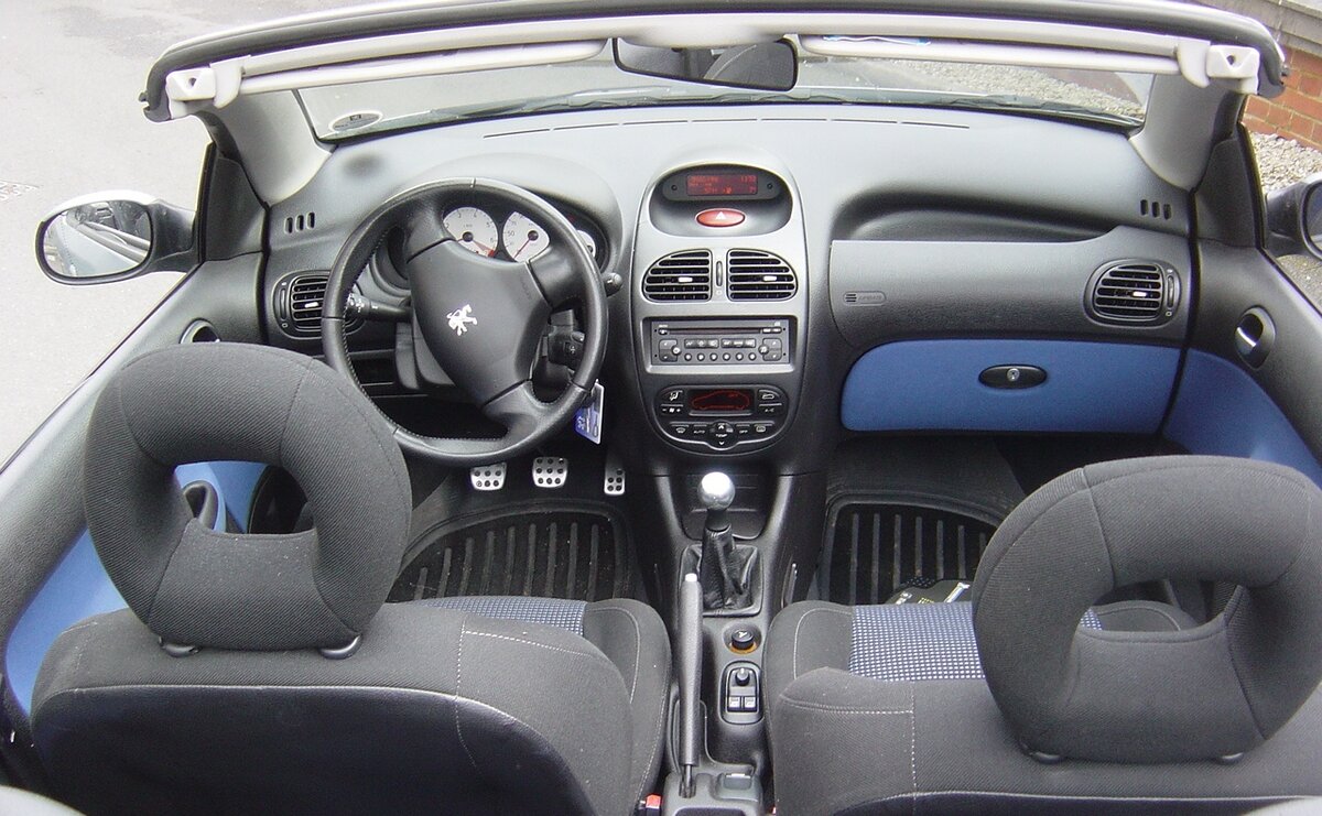 Peugeot 206 cc Interior