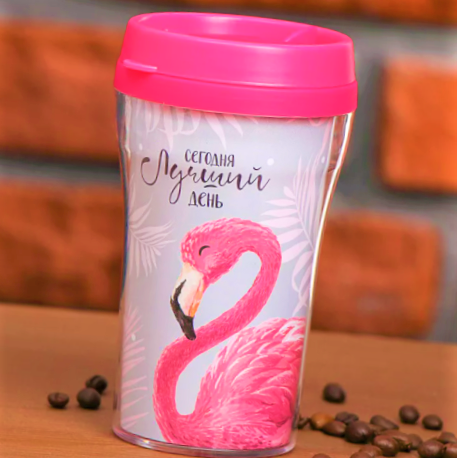 На фото мой термостакан