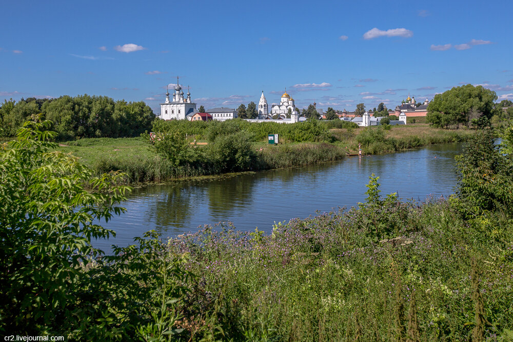 Покровский монастырь и речка Каменка. Суздаль, Владимирская область. Фото автора статьи 
