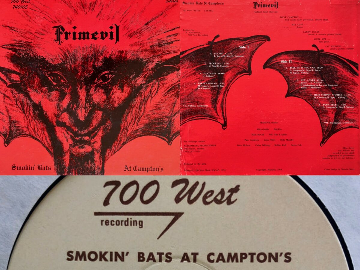 Обложка альбома «Smokin’ Bats At Campton’s». www.discogs.com