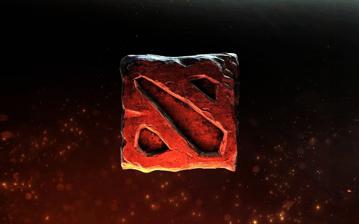 Официальный логотип Dota 2 времен бета-версии.