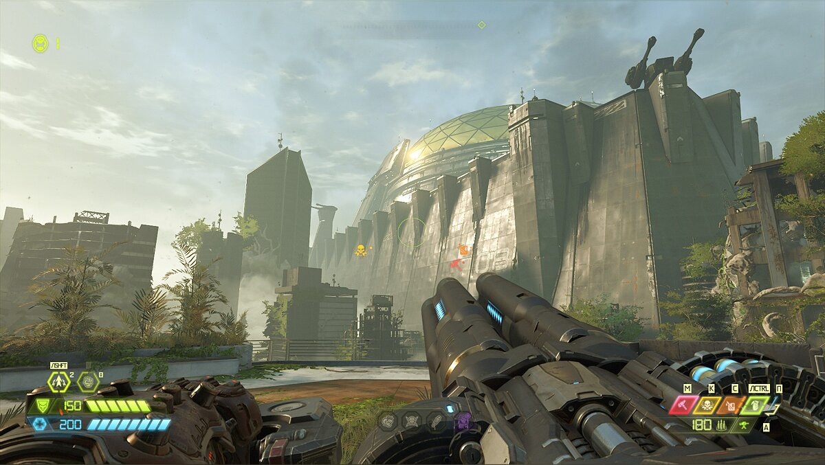   Локация «Возрождённая Земля» выглядит прекрасно. Жаль, что большую часть времени мы проведём в помещениях