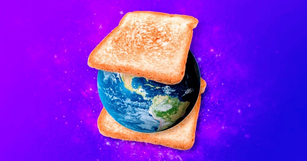 Бутерброд из Земли. Фото взято из открытых источников.