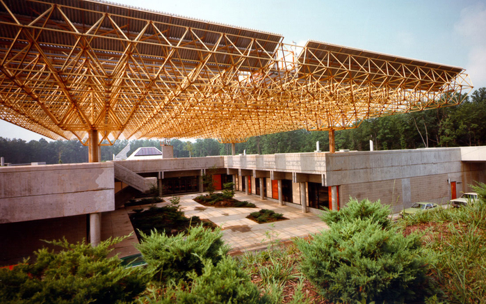 подземная школа, рестон, сша. подземная школа террасет, рестон, штат вирджиния, сша. подземная школа, рестон, сша. подземная школа, рестон, сша. Underground school.