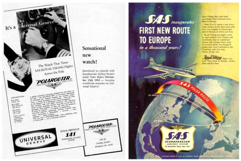 Реклама часов Universal Polerouter