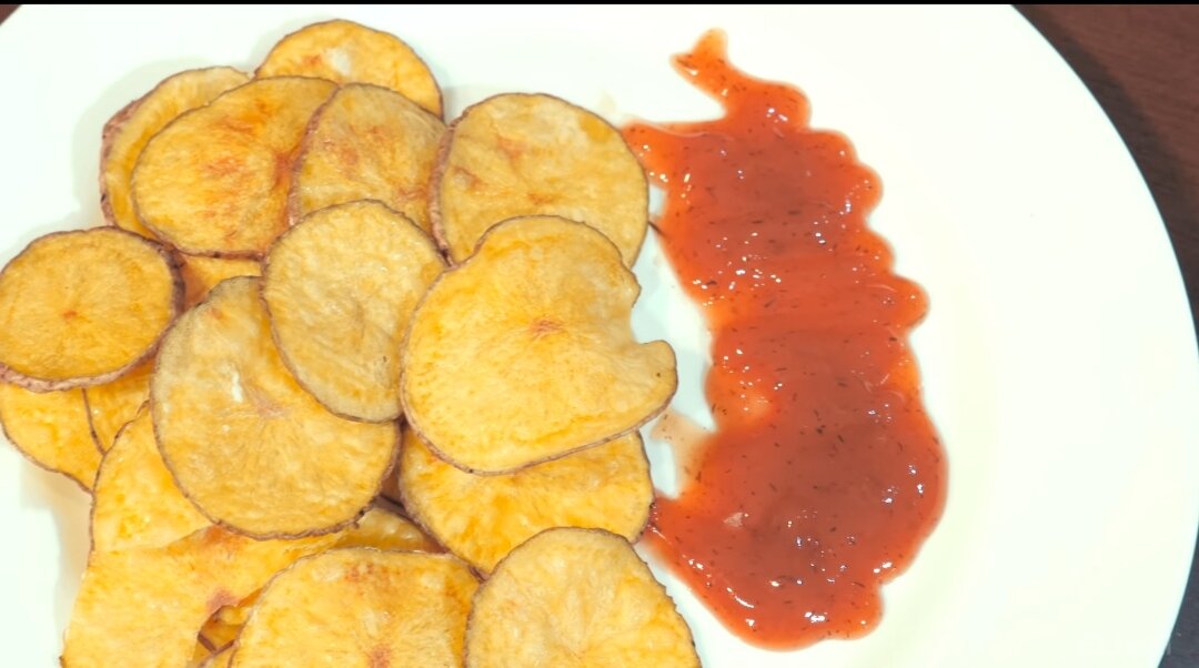 Я делал с кетчупом