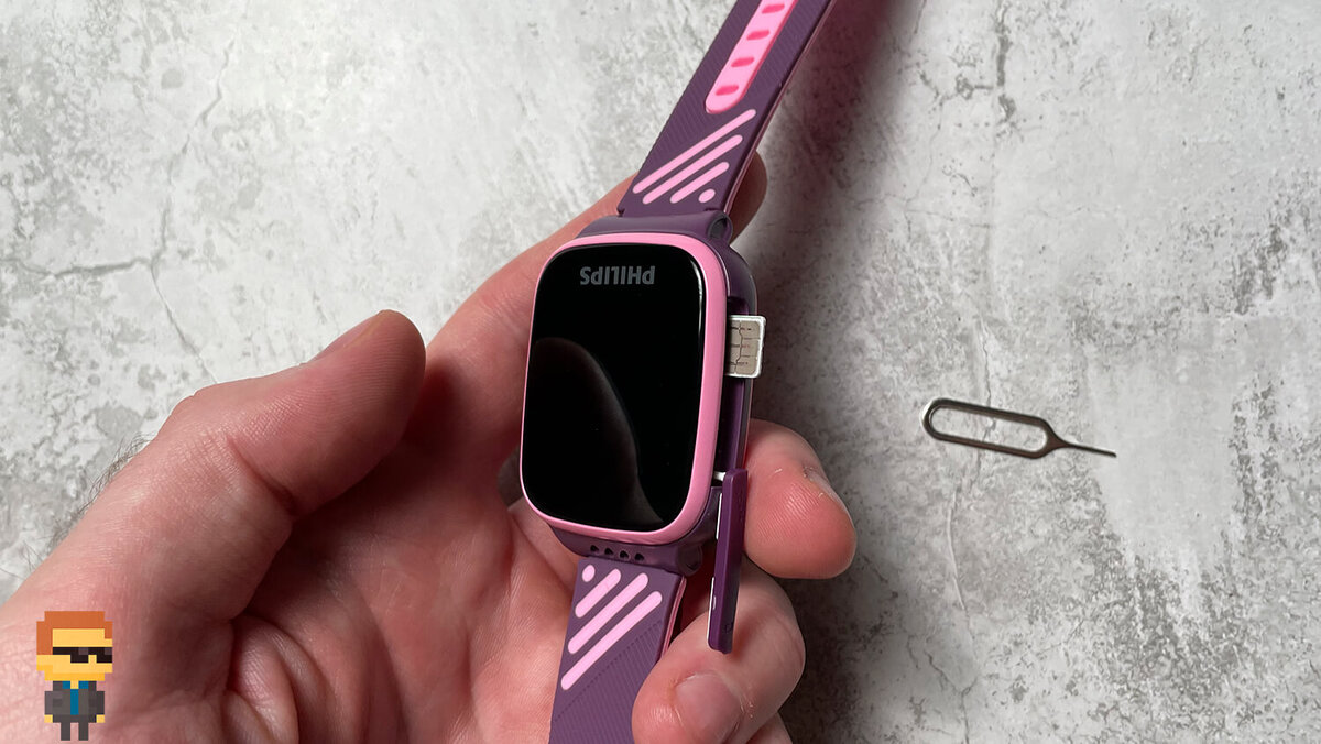 Детские часы Philips W200 с сим-картой